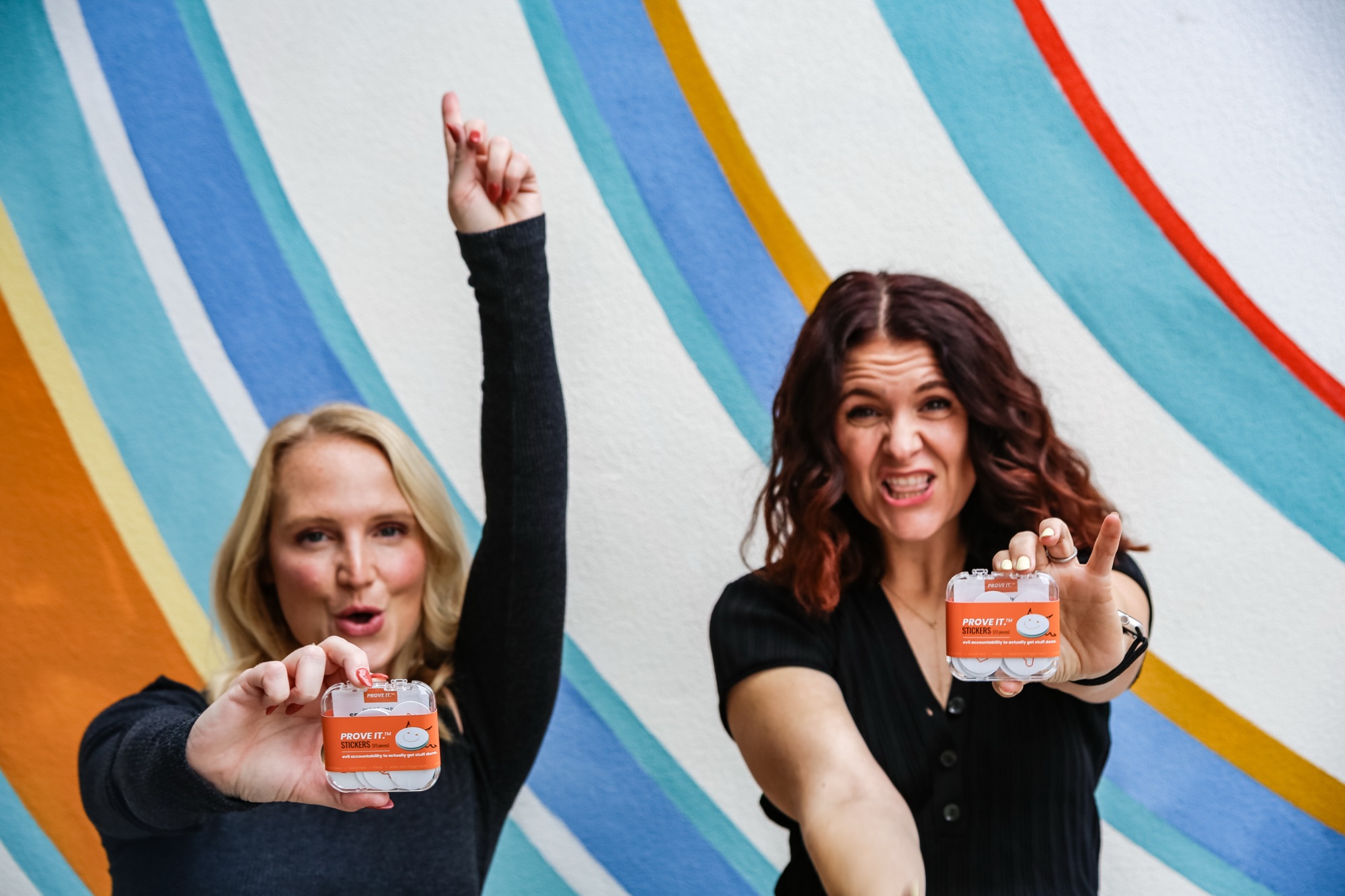 Co-founders, pointing