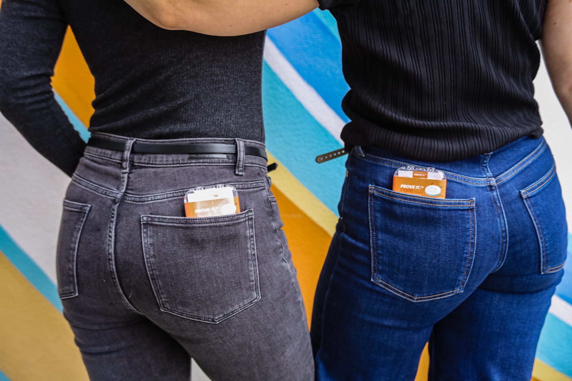 Sticker packs, back pockets